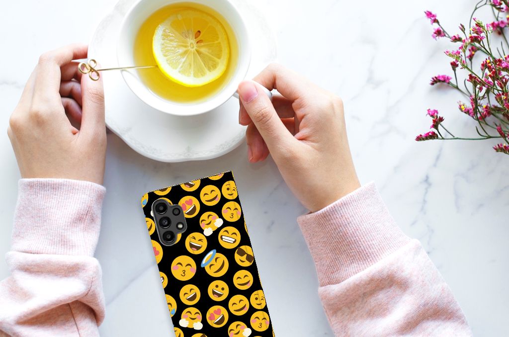 Samsung Galaxy A13 (4G) Hoesje met Magneet Emoji - B2C Telecom