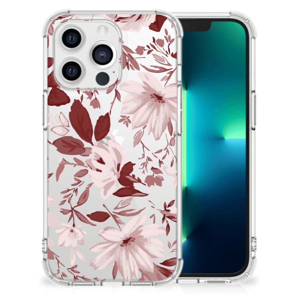 Back Cover Apple iPhone 13 Pro Watercolor Flowers B2C Telecom