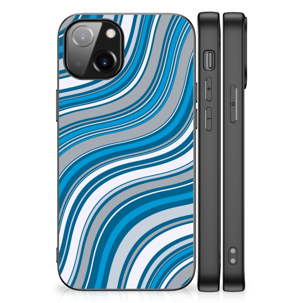 Apple iPhone 13 Back Case Waves Blue B2C Telecom