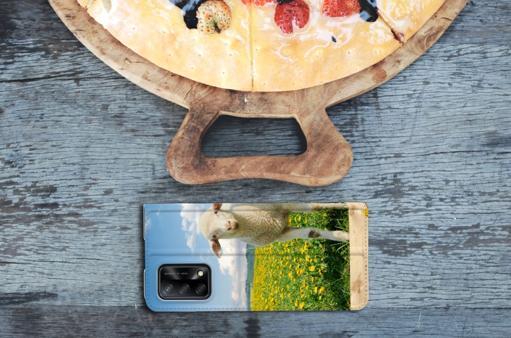 OPPO A74 4G Hoesje maken Schaap en Lammetje - B2C Telecom