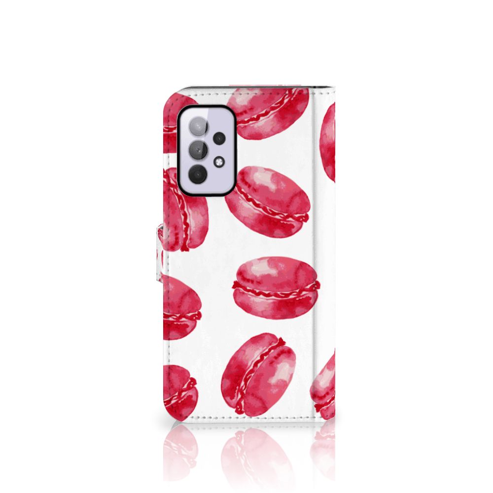Samsung Galaxy A33 5G Book Cover Pink Macarons