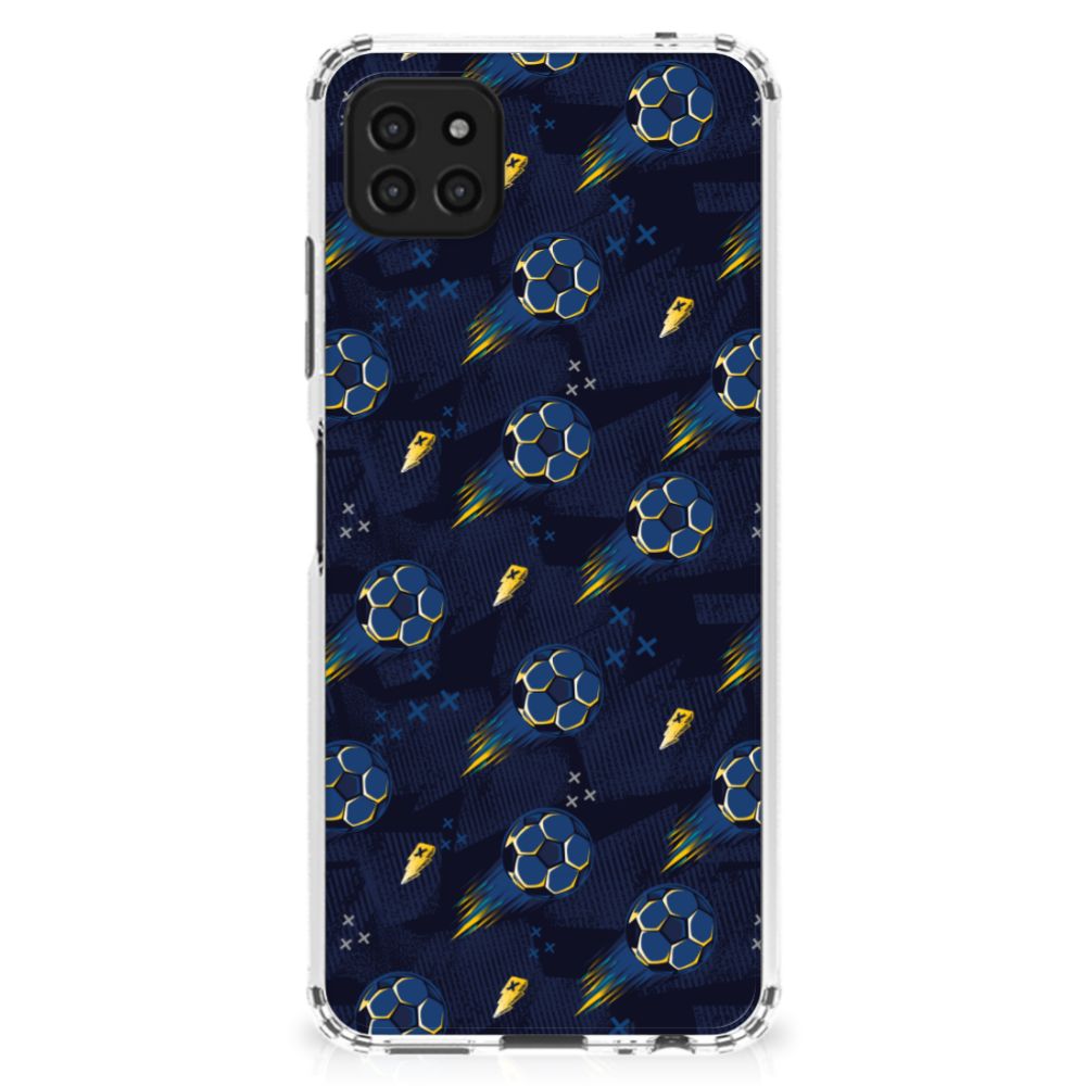 Doorzichtige Silicone Hoesje voor Samsung Galaxy A22 5G Voetbal B2C Telecom
