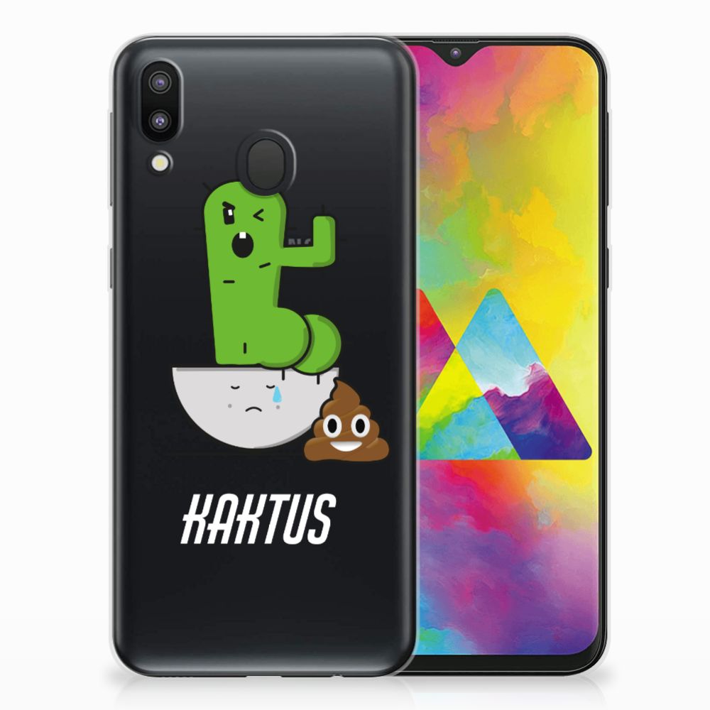 Samsung Galaxy M20 (Power) Telefoonhoesje met Naam Cactus Poo