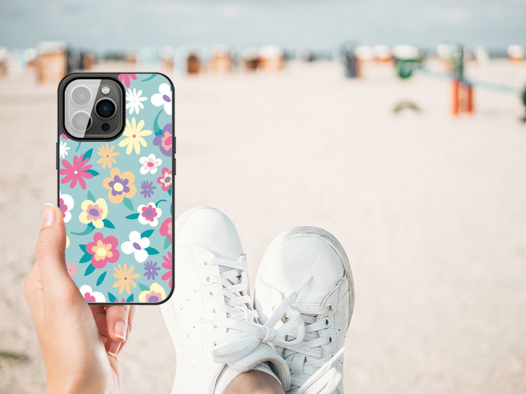 iPhone 13 Pro Max Bloemen Hoesje Flower Power B2C Telecom