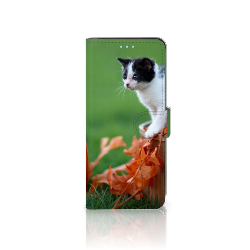 Sony Xperia 10 III Telefoonhoesje met Pasjes Kitten