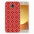 Samsung Galaxy J5 2017 TPU bumper Batik Rood