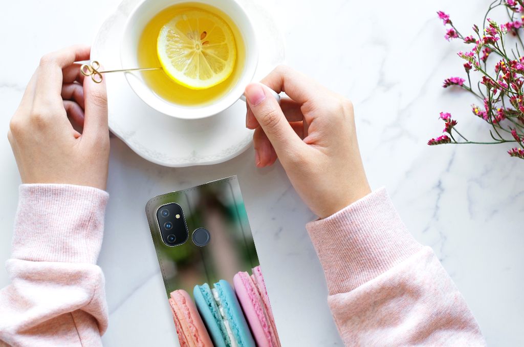 OnePlus Nord N100 Flip Style Cover Macarons - B2C Telecom