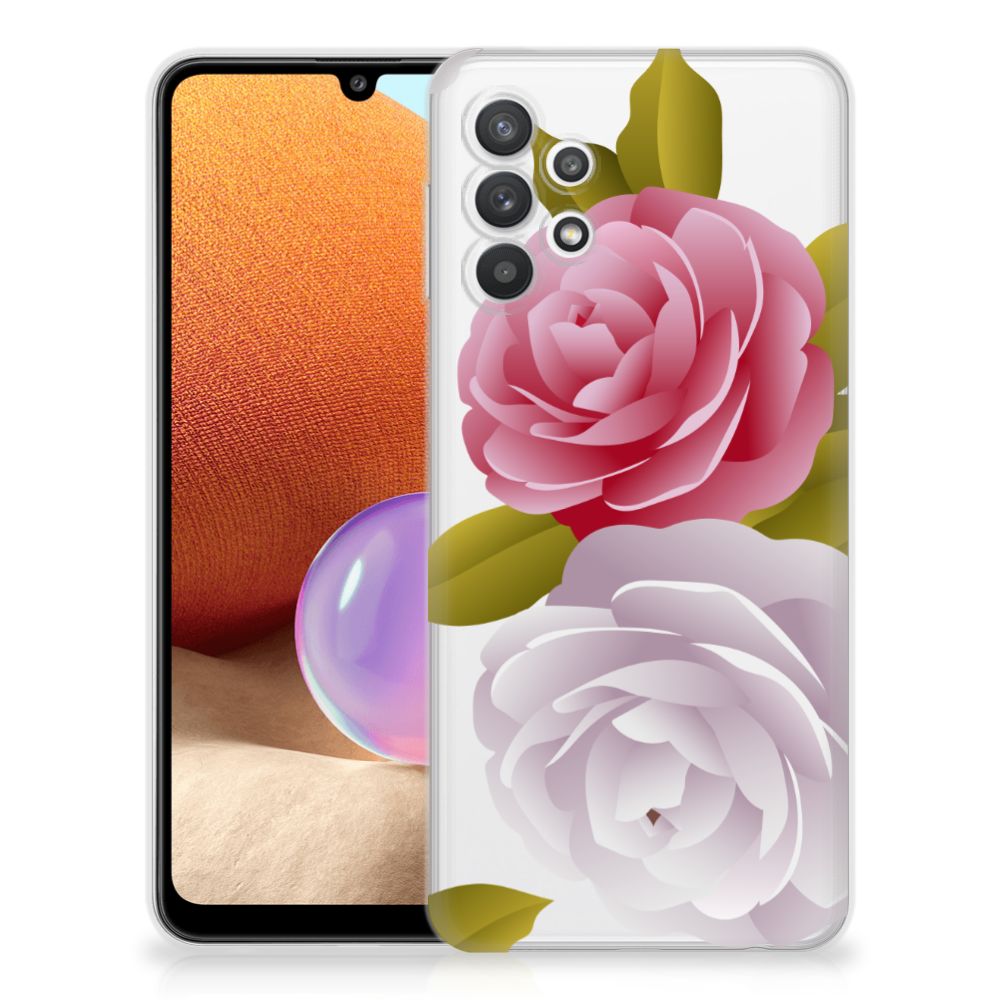 Samsung Galaxy A32 4G | A32 5G Enterprise Editie TPU Case Roses