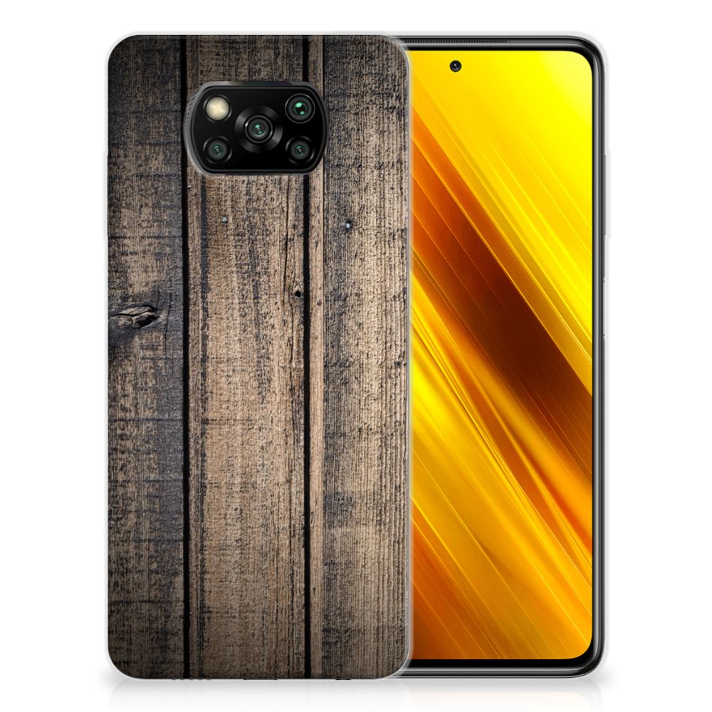 Xiaomi Poco X3 | Poco X3 Pro Bumper Hoesje Steigerhout