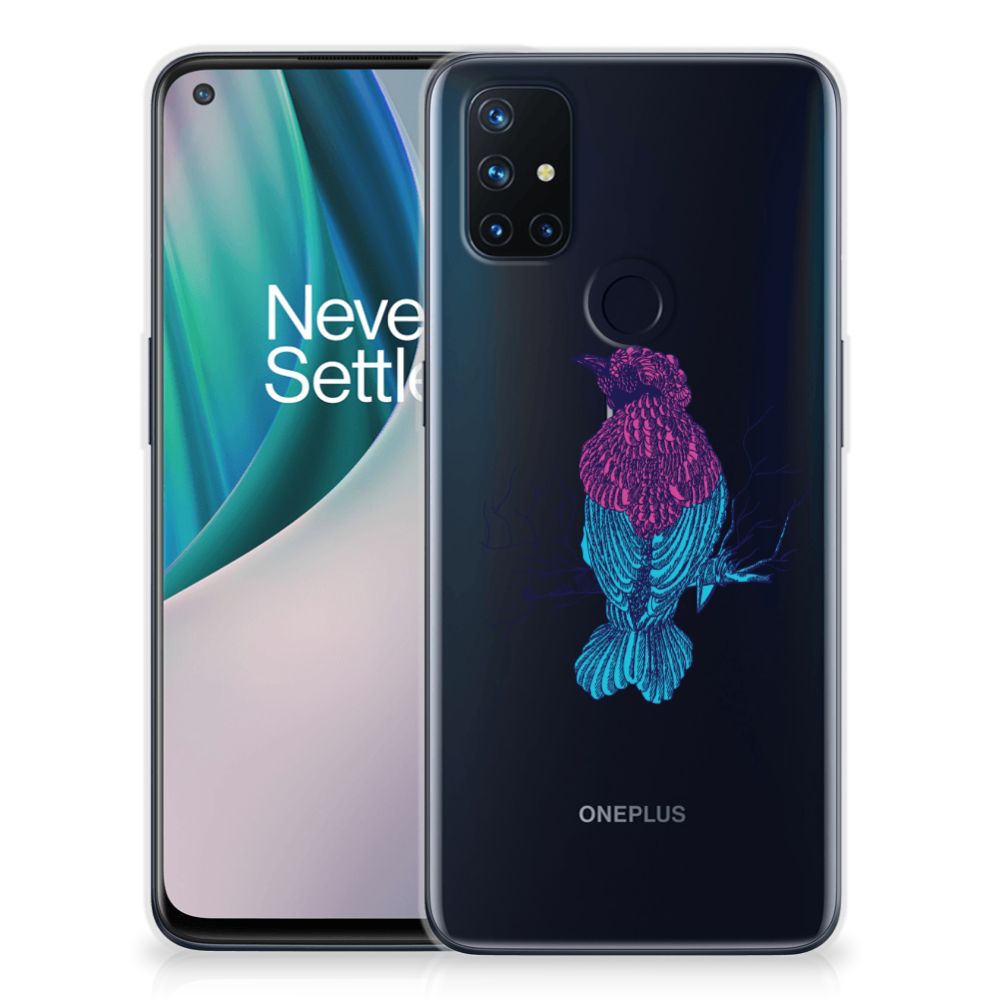 OnePlus Nord N10 5G Telefoonhoesje met Naam Merel B2C Telecom