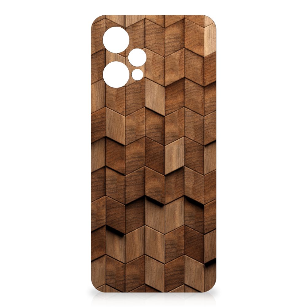 Bumper Hoesje voor OnePlus Nord CE 2 Lite Wooden Cubes