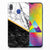 Samsung Galaxy M20 (Power) TPU Siliconen Hoesje Marmer Wit Zwart - Origineel Cadeau Man