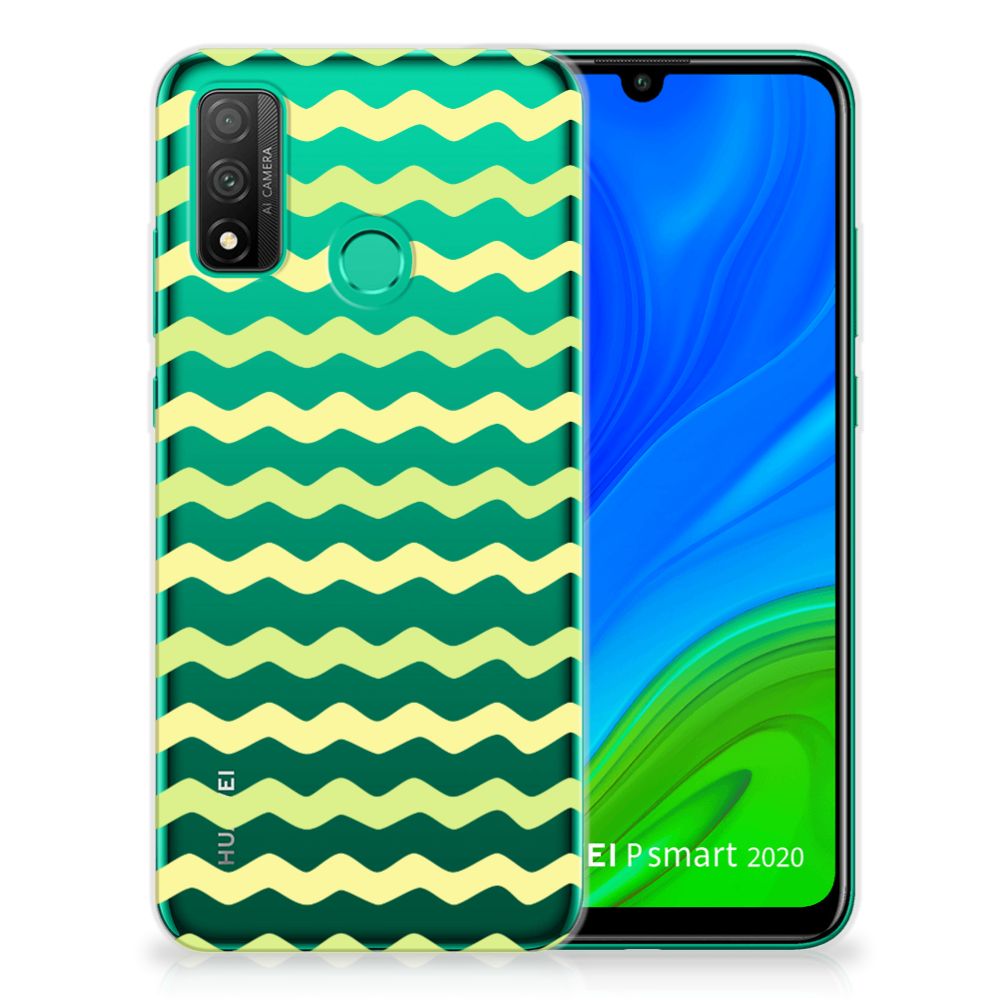 Huawei P Smart 2020 TPU bumper Waves Yellow B2C Telecom