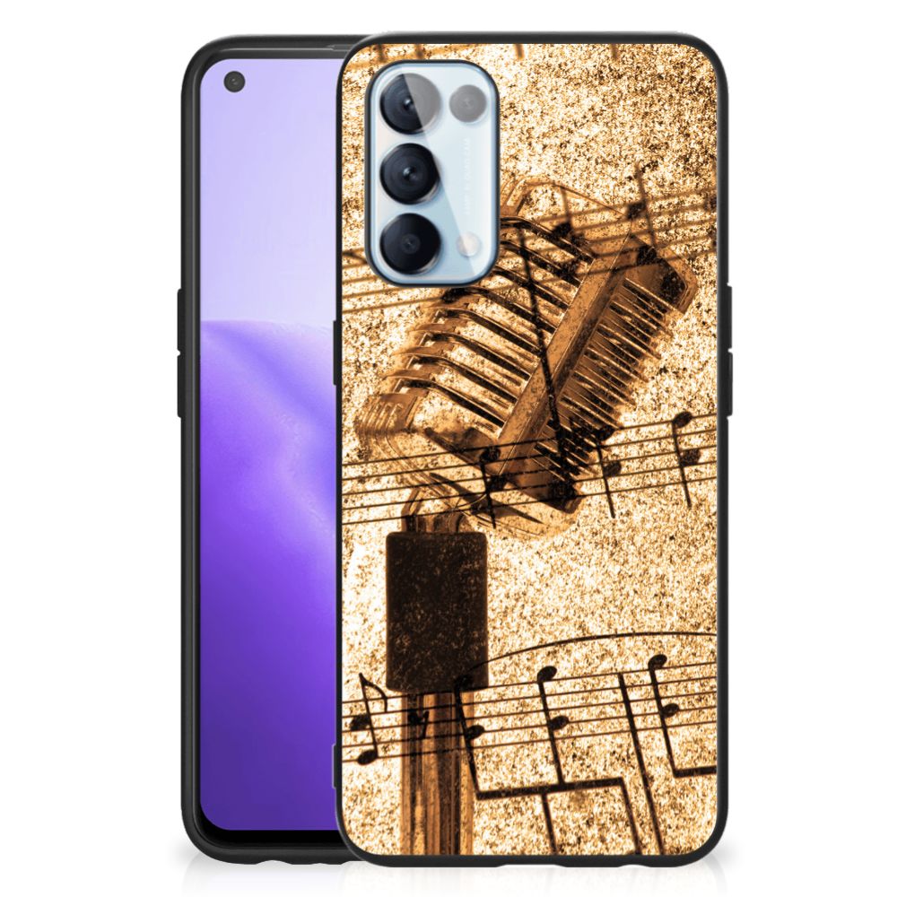 OPPO Reno5 5G | Find X3 Lite Silicone Back Case Bladmuziek