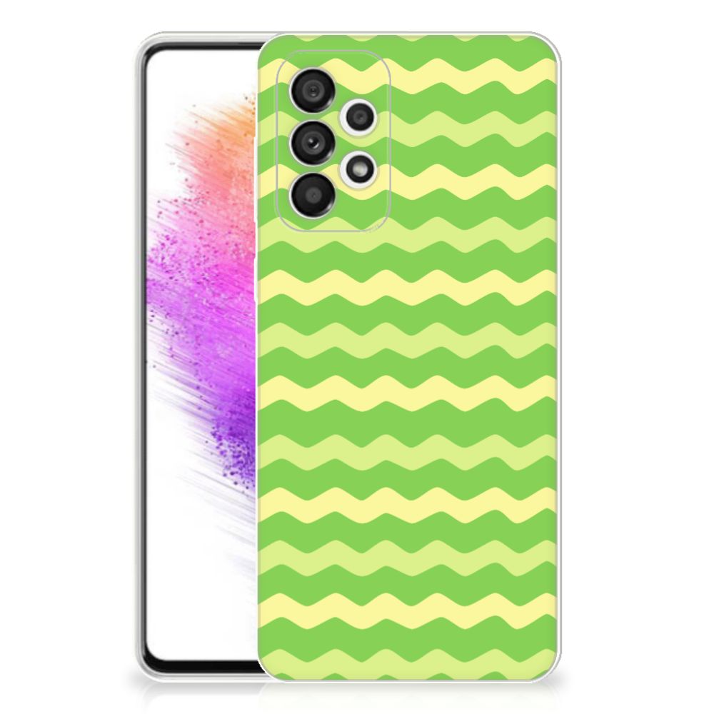 Samsung Galaxy A73 5G TPU bumper Waves Green B2C Telecom