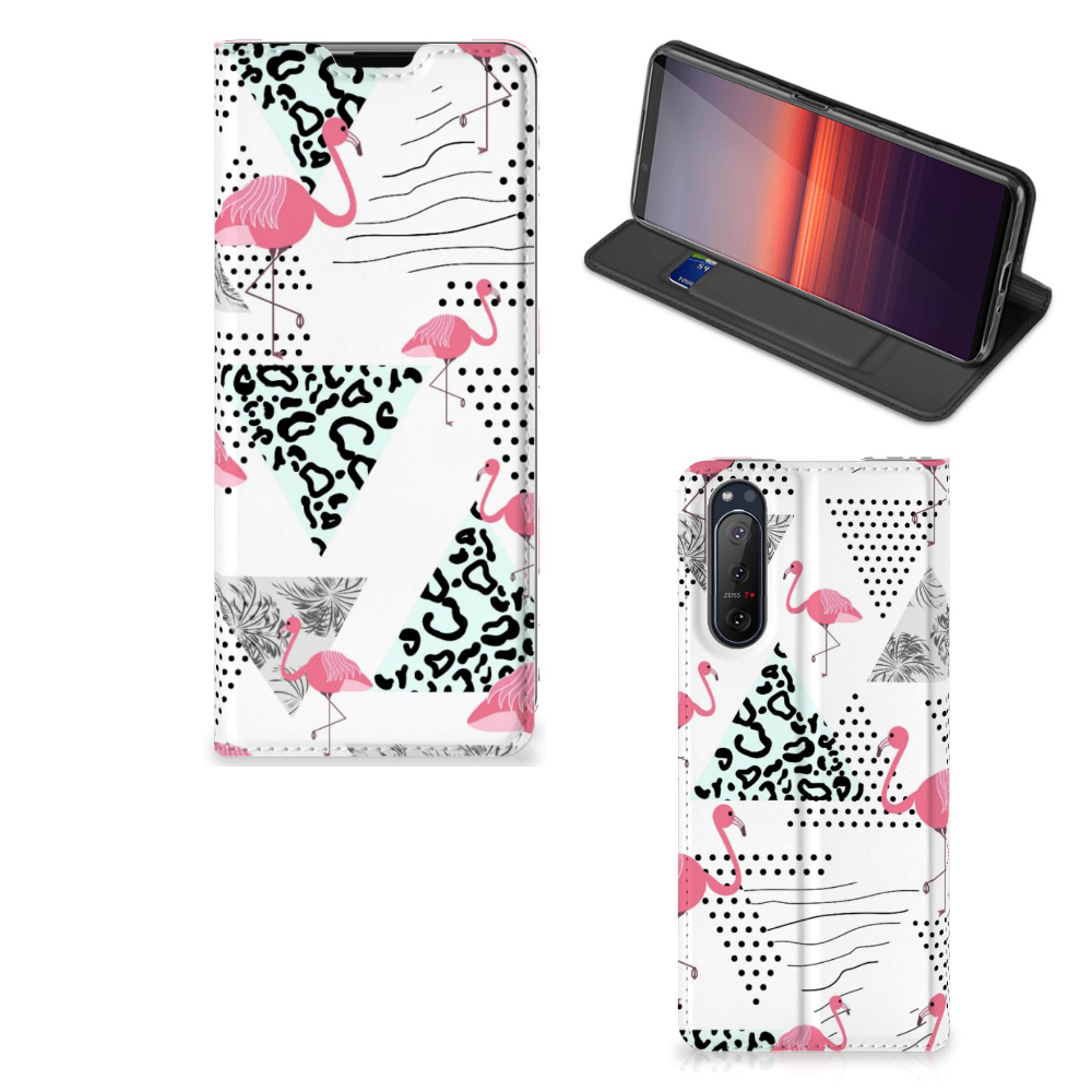 Sony Xperia 5 II Hoesje maken Flamingo Triangle - B2C Telecom