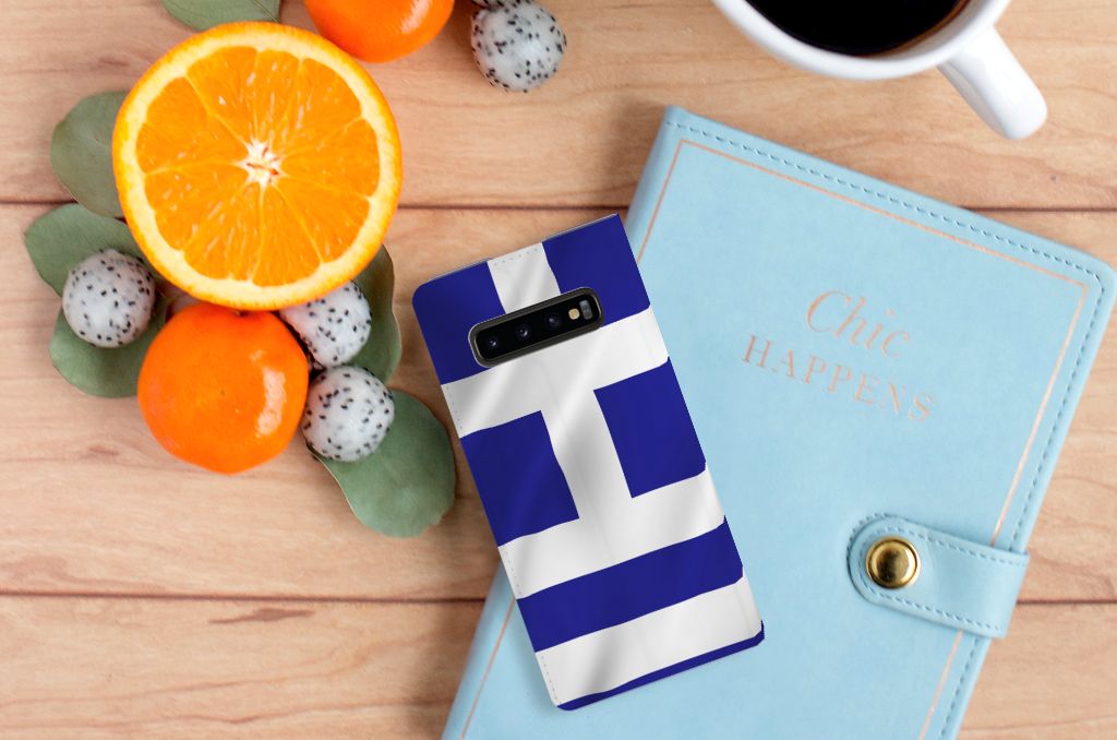 Samsung Galaxy S10 Plus Standcase Griekenland