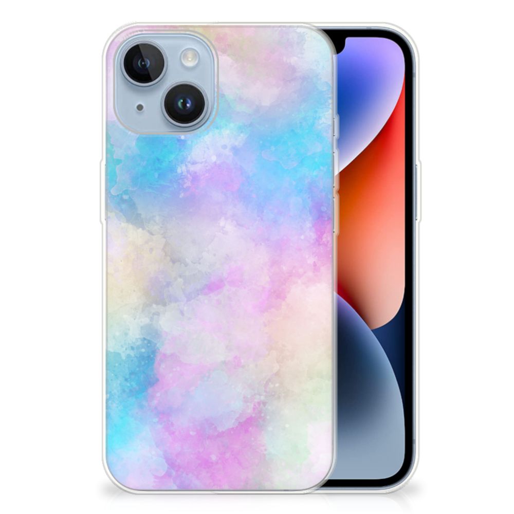 Hoesje maken Apple iPhone 14 Watercolor Light