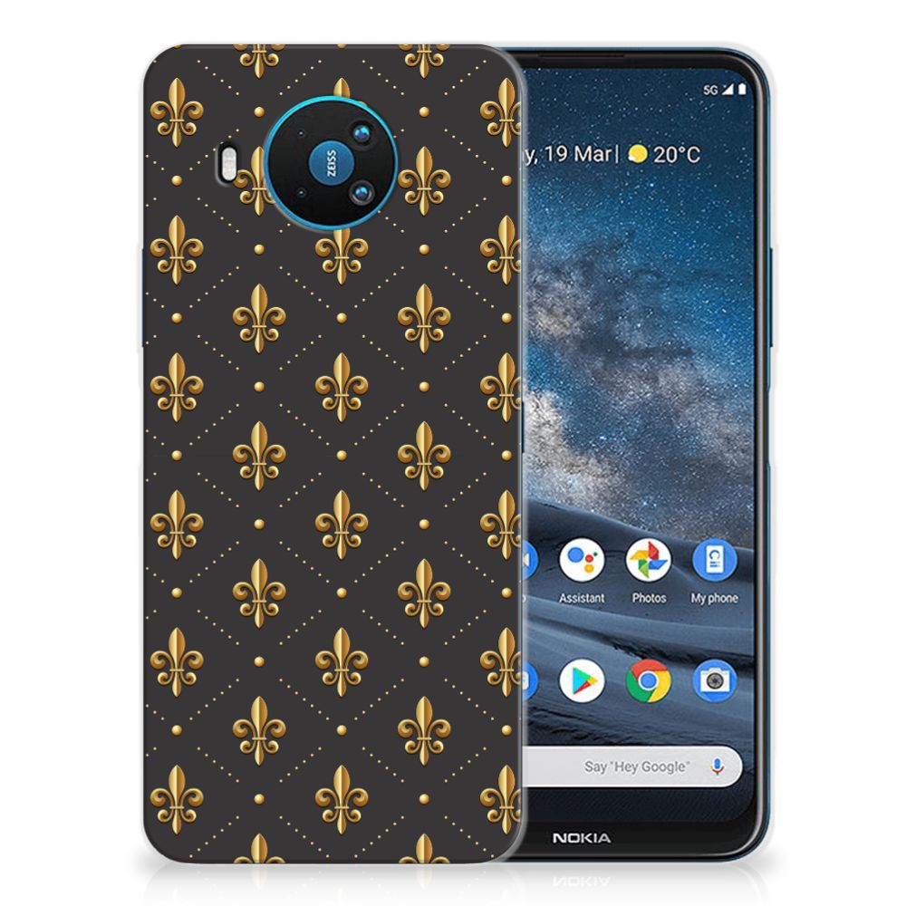 Nokia 8.3 TPU bumper Franse Lelie