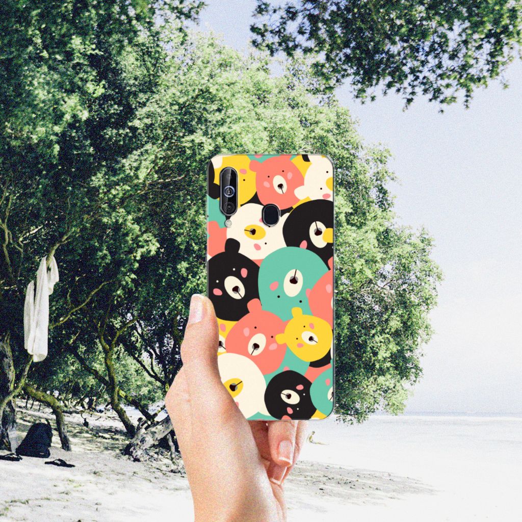 Samsung Galaxy A60 Telefoonhoesje met Naam Bears