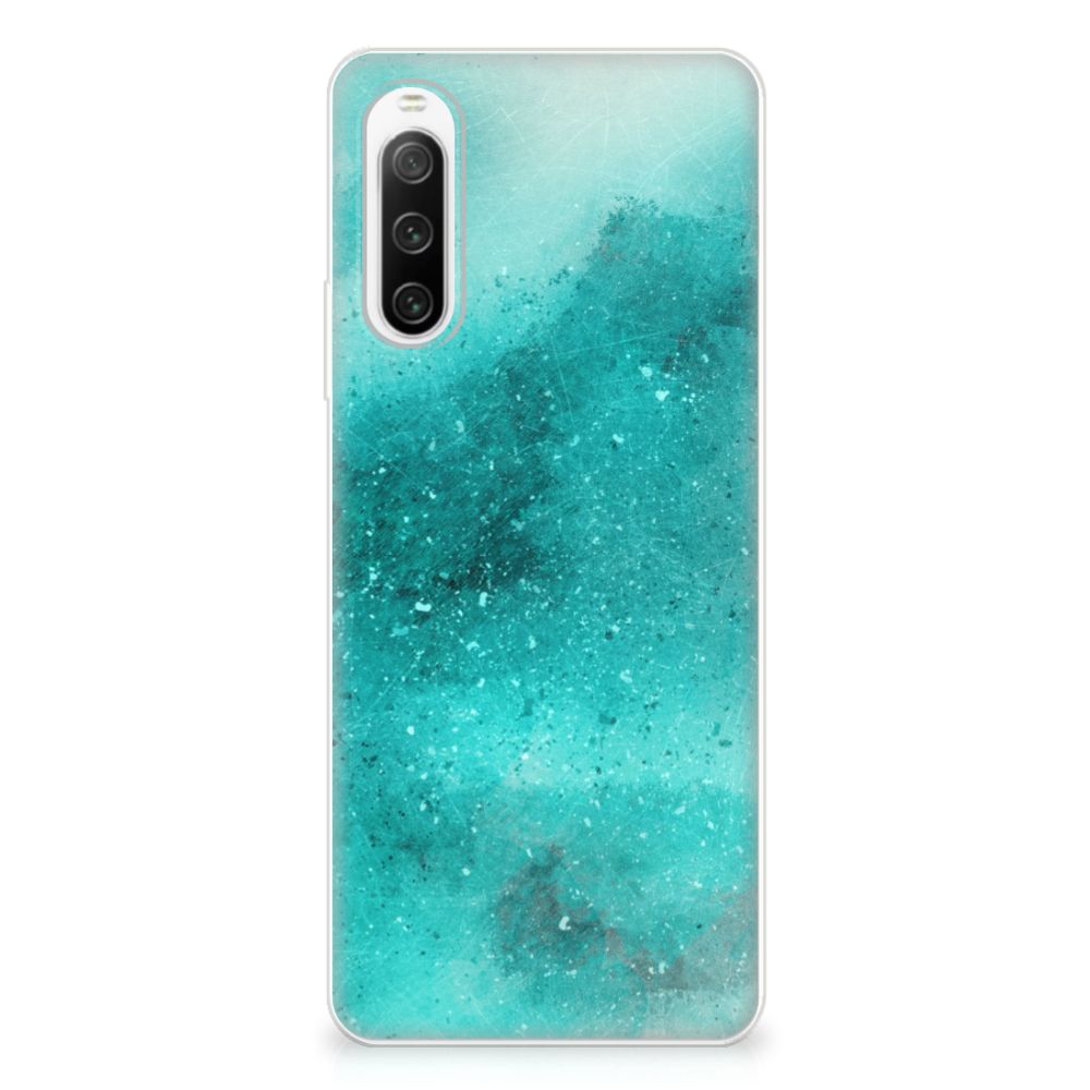 Hoesje maken Sony Xperia 10 IV Painting Blue