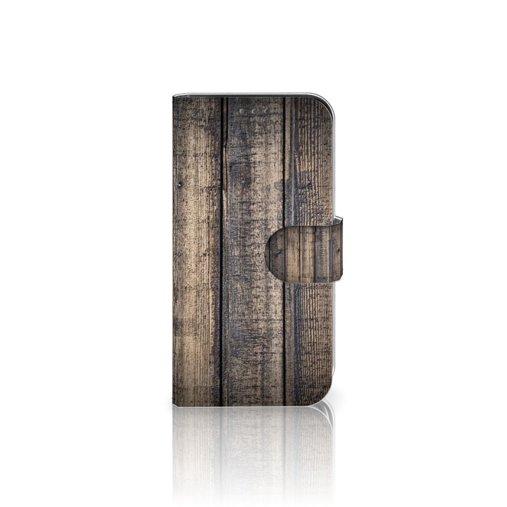 Apple iPhone 12 Mini Book Style Case Steigerhout