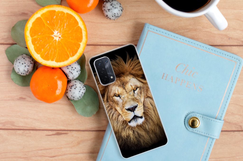 OPPO A93 5G TPU Hoesje Leeuw