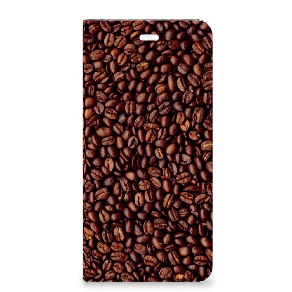 Huawei P10 Plus Flip Style Cover Koffiebonen