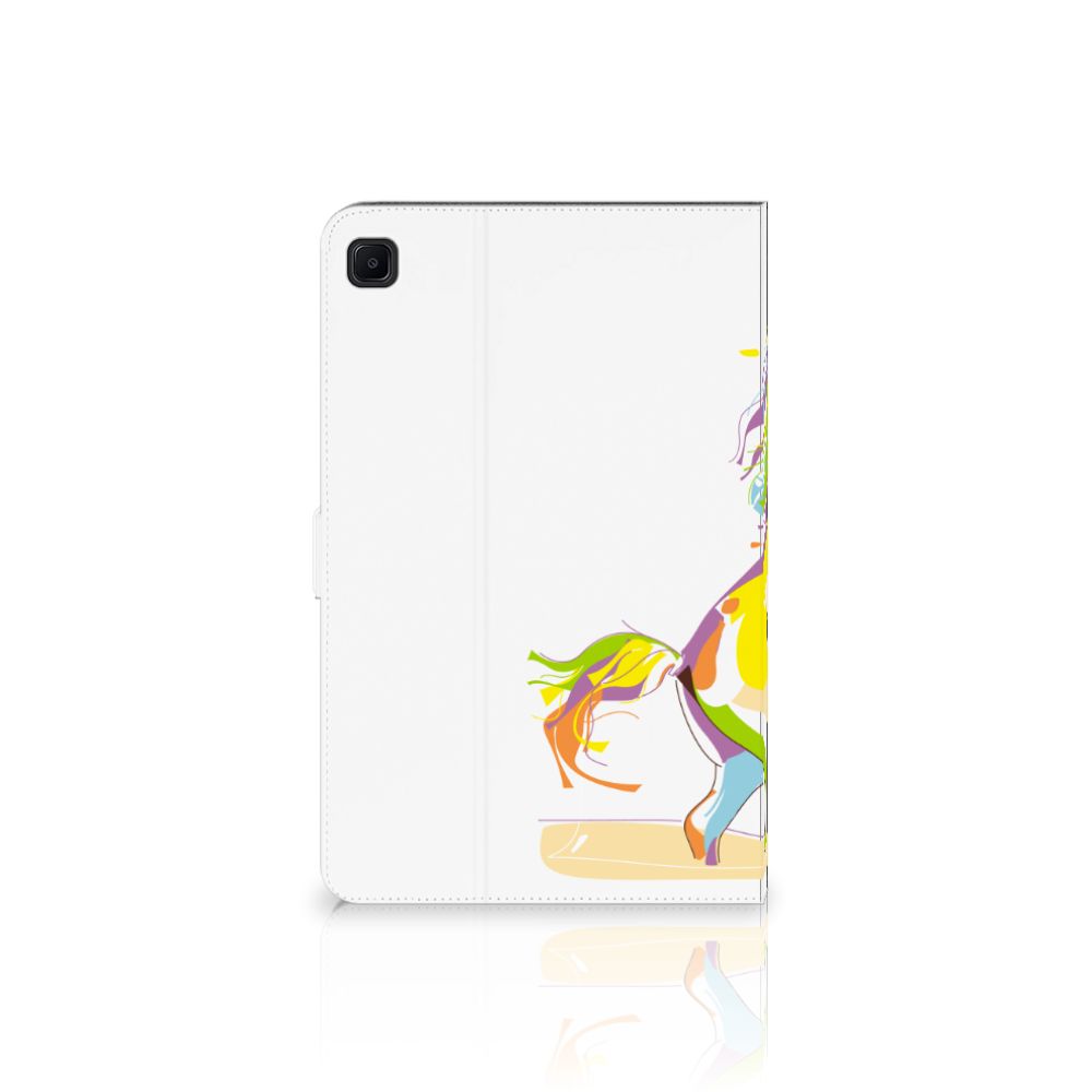 Samsung Galaxy Tab S6 Lite | S6 Lite (2022) Hippe Tablet Hoes Horse Color