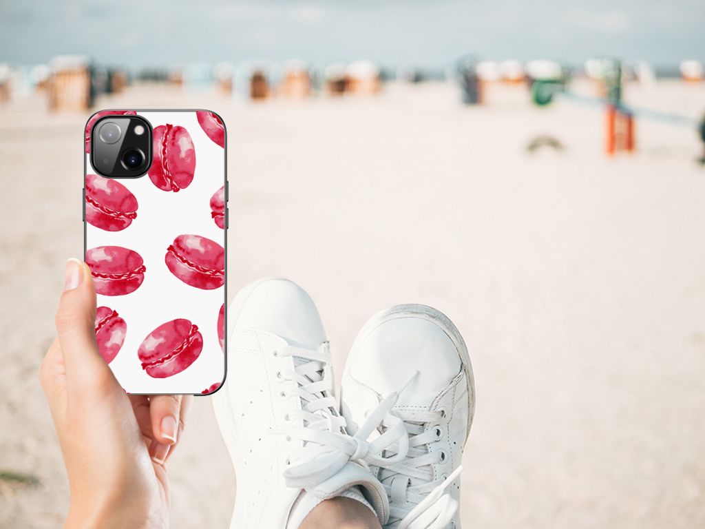 Apple iPhone 13 Back Cover Hoesje Pink Macarons B2C Telecom