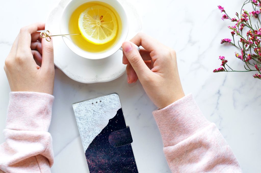 Sony Xperia XZ1 Book Case Sea in Space