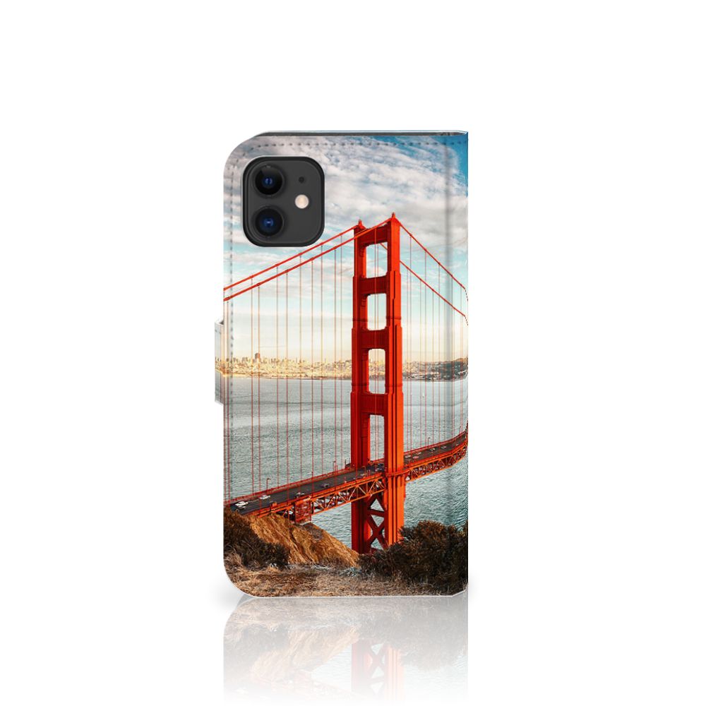 Apple iPhone 11 Flip Cover Golden Gate Bridge
