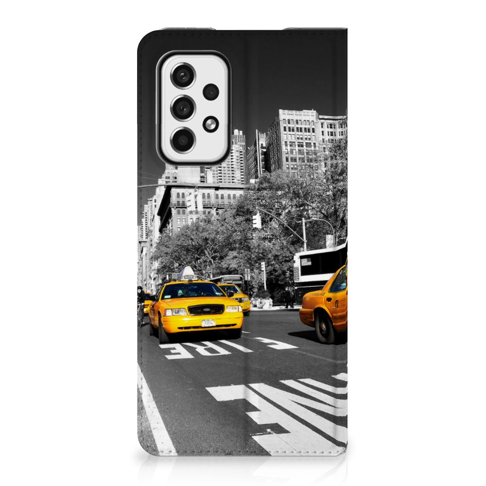Samsung Galaxy A73 Book Cover New York Taxi - B2C Telecom