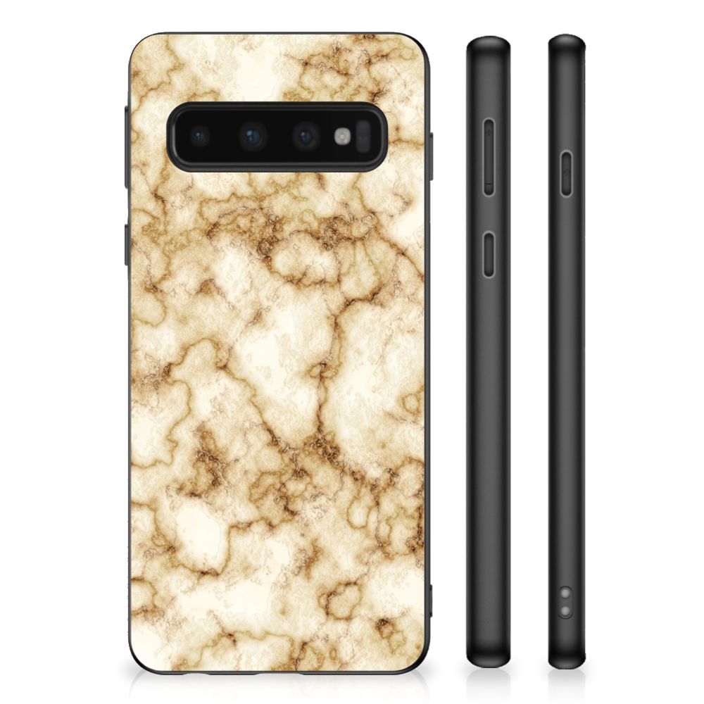 Samsung Galaxy S10 Gripcase Marmer Goud B2C Telecom