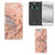 Huawei P10 Plus Standcase Marmer Oranje
