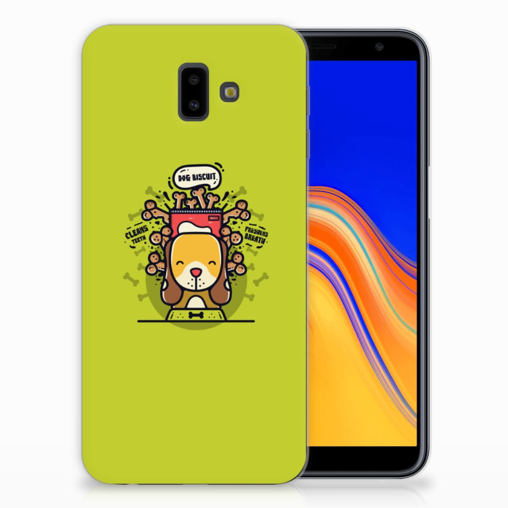 Samsung Galaxy J6 Plus (2018) Telefoonhoesje met Naam Doggy Biscuit