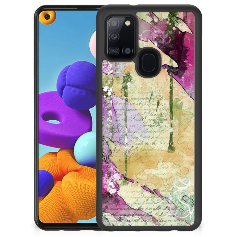 Case Samsung Galaxy A21s Letter Painting