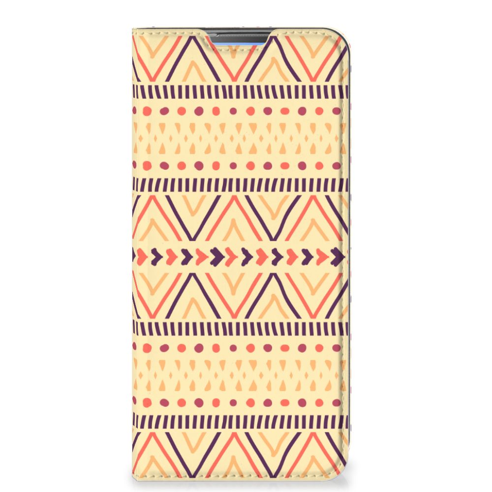 OPPO A53 | A53s Hoesje met Magneet Aztec Yellow - B2C Telecom