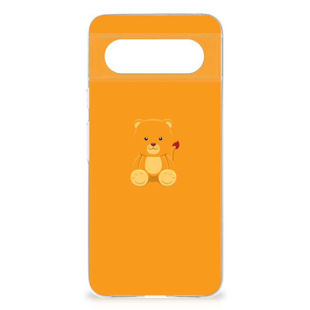 Google Pixel 8 Telefoonhoesje met Naam Baby Beer