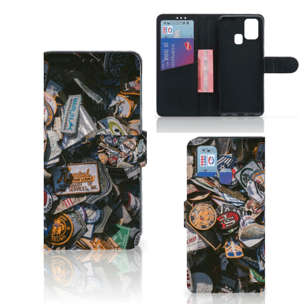 Samsung Galaxy M31 Telefoonhoesje met foto Badges