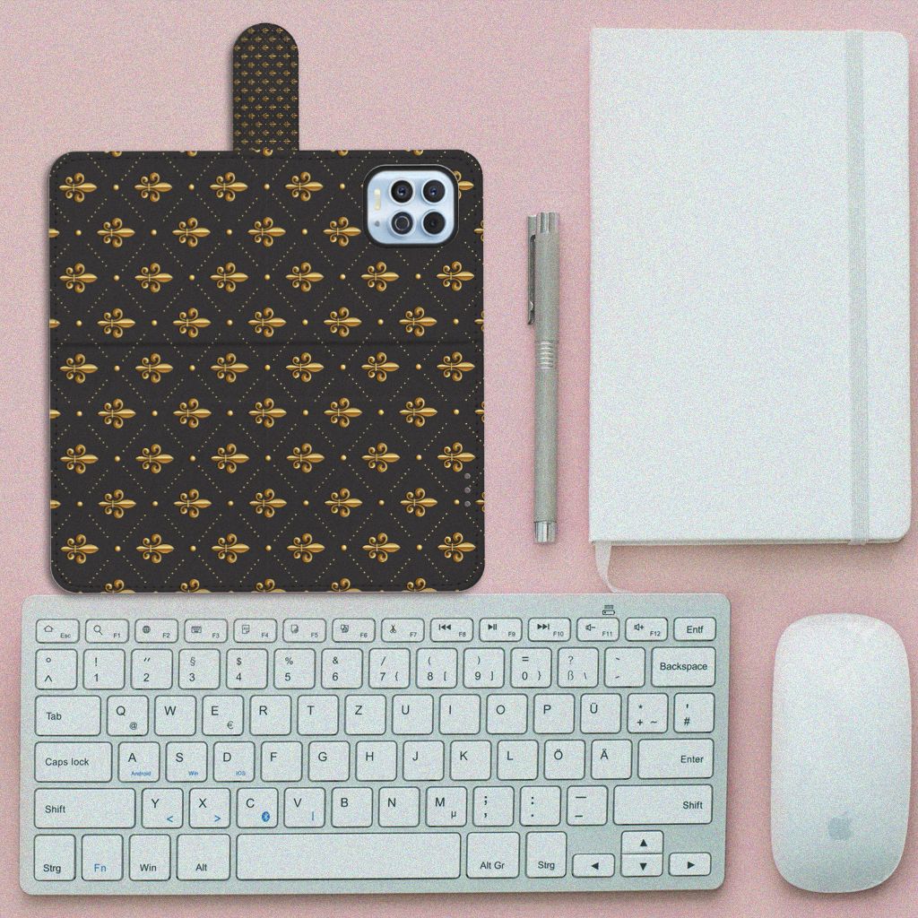 Motorola Moto G100 Telefoon Hoesje Franse Lelie