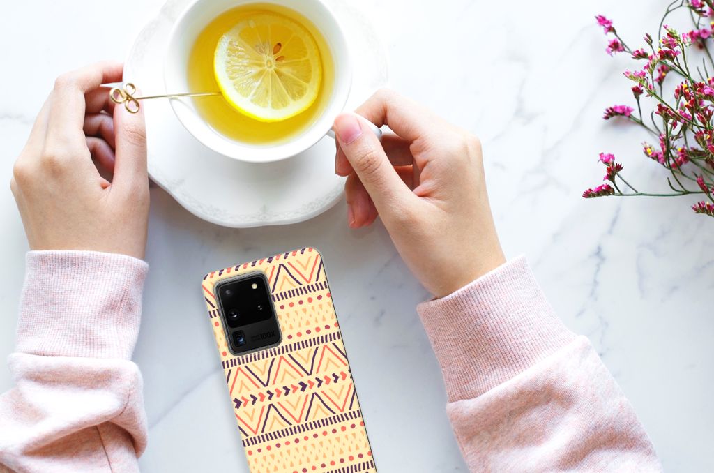 Samsung Galaxy S20 Ultra TPU bumper Aztec Yellow B2C Telecom
