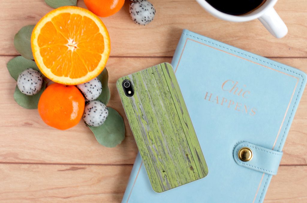 Xiaomi Redmi 7A Bumper Hoesje Green Wood