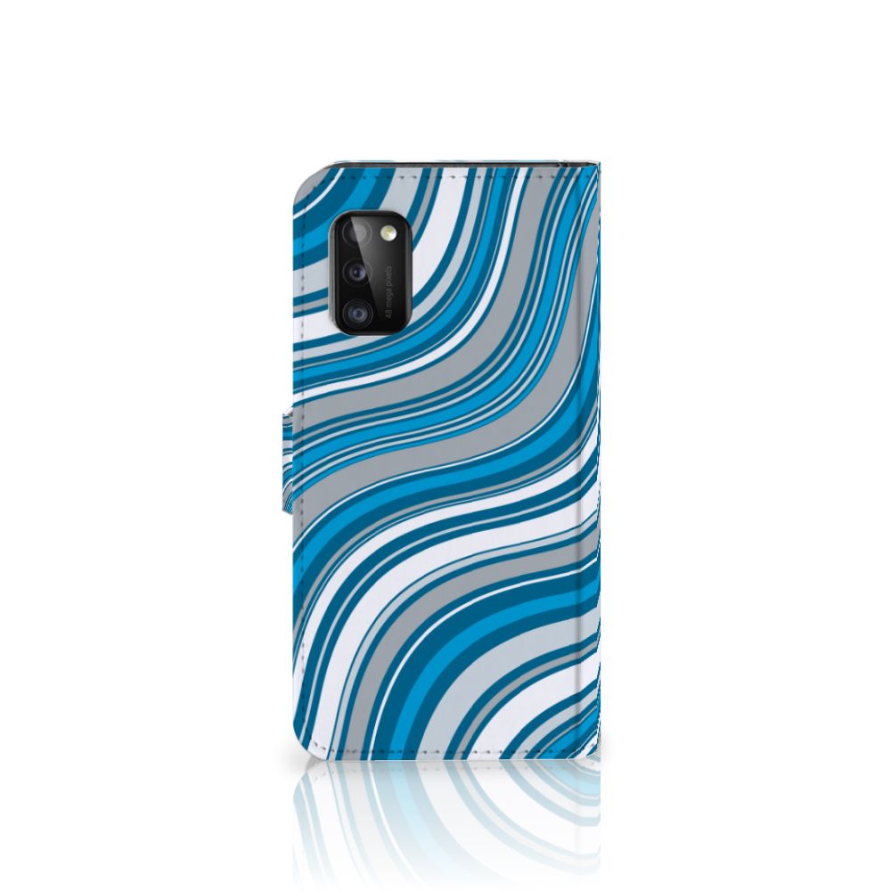 Samsung Galaxy A41 Telefoon Hoesje Waves Blue