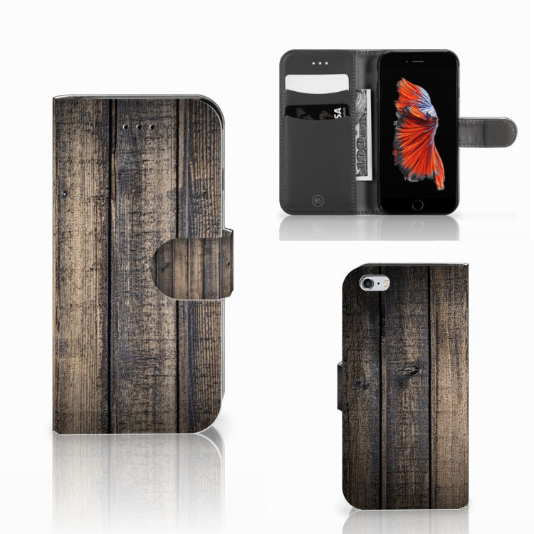 Apple iPhone 6 | 6s Book Style Case Steigerhout