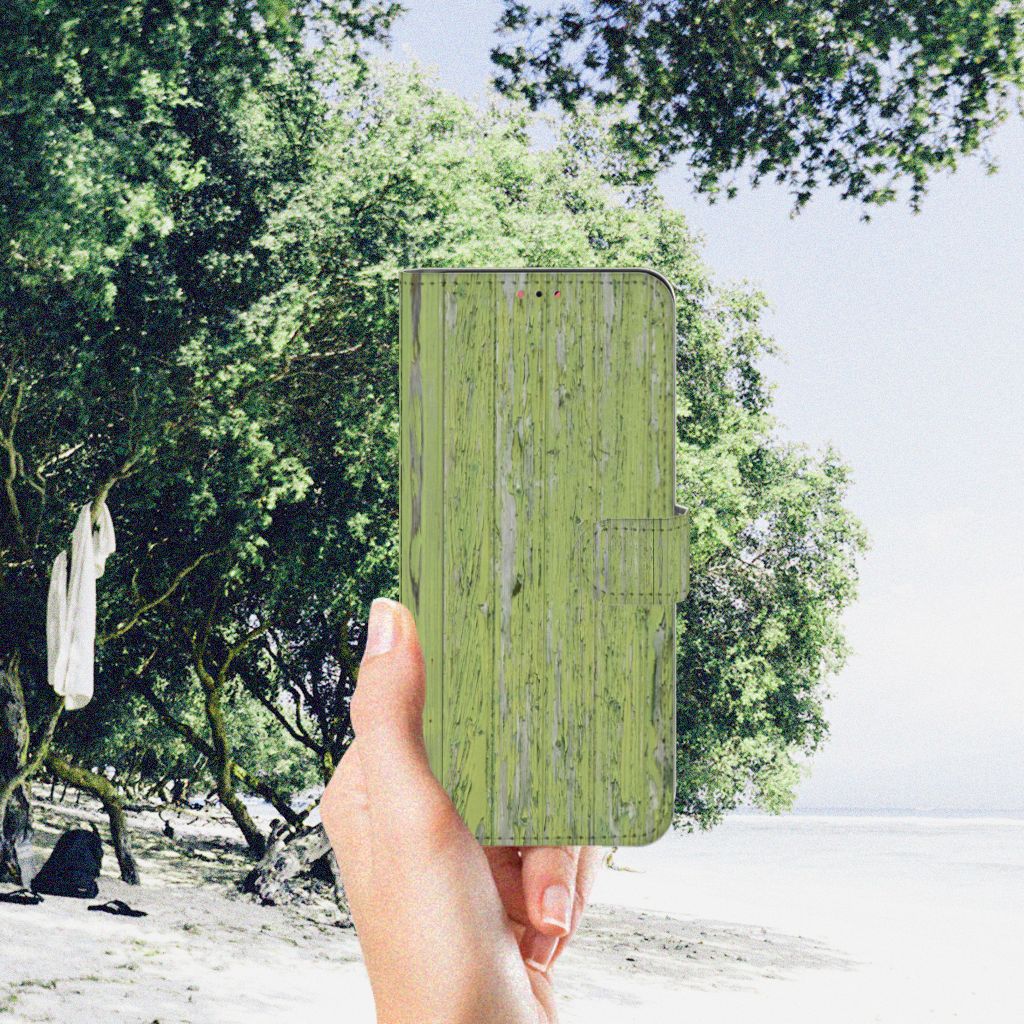 Samsung Galaxy A13 (4G) Book Style Case Green Wood
