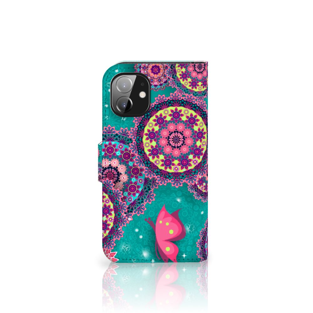 Apple iPhone 12 Mini Hoesje Cirkels en Vlinders