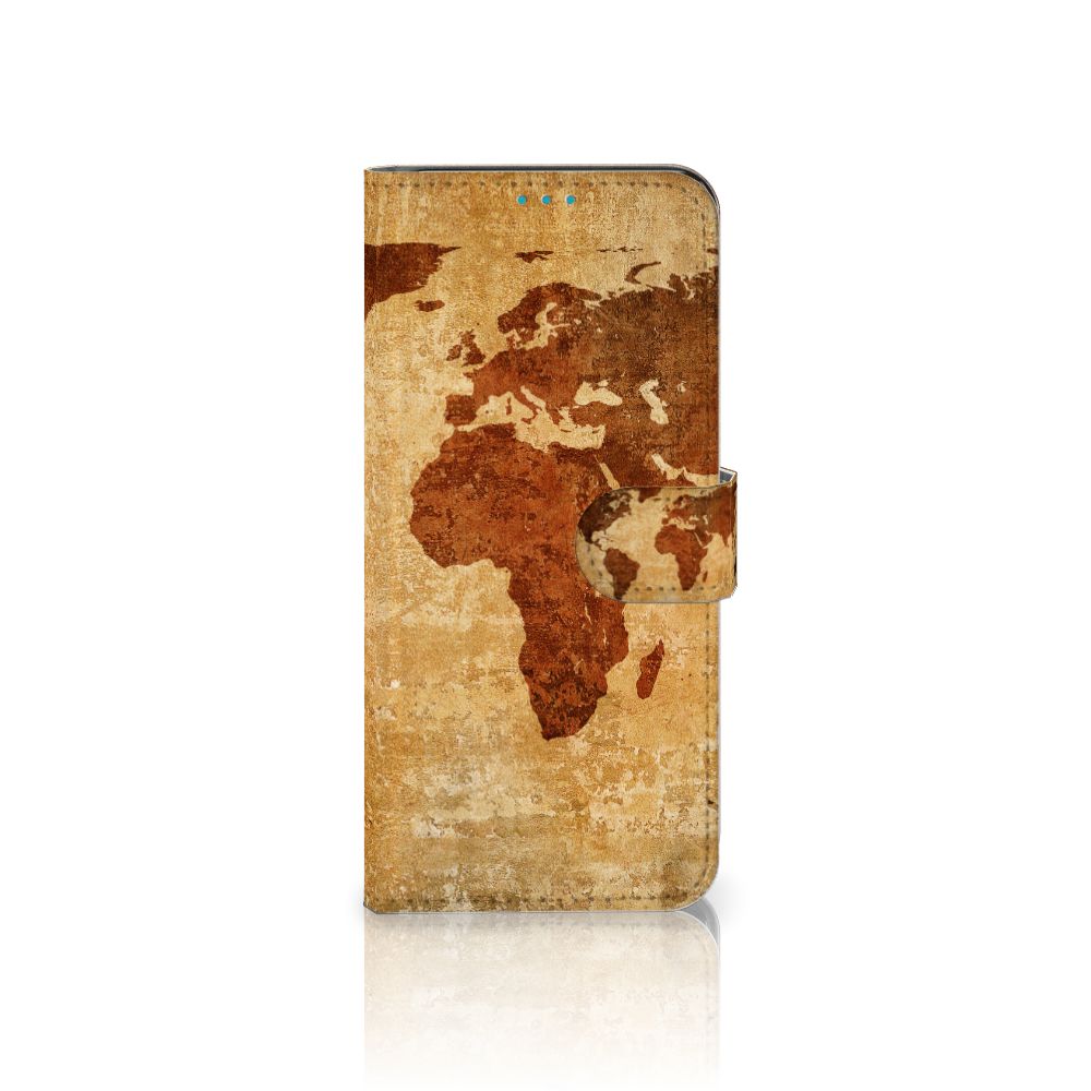 Samsung Galaxy A73 5G Flip Cover Wereldkaart