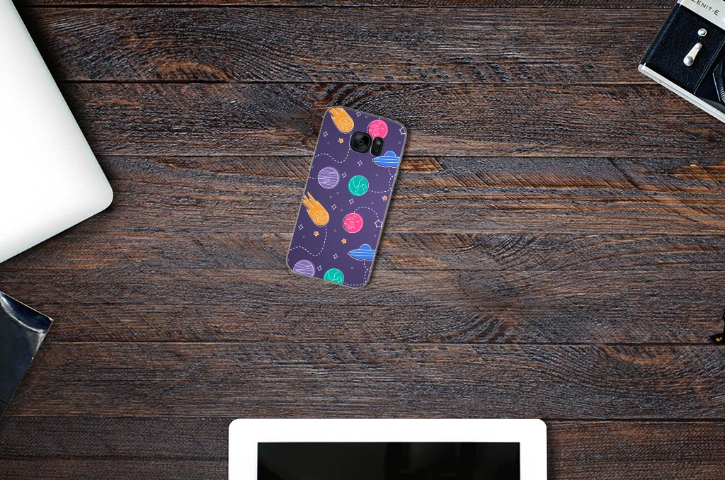 Samsung Galaxy S7 Silicone Back Cover Space
