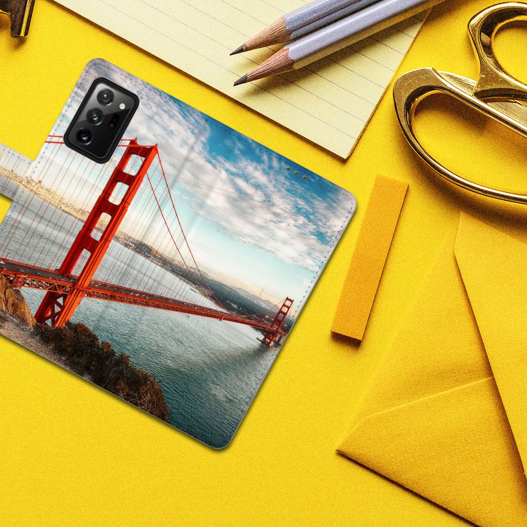 Samsung Galaxy Note20 Ultra Flip Cover Golden Gate Bridge
